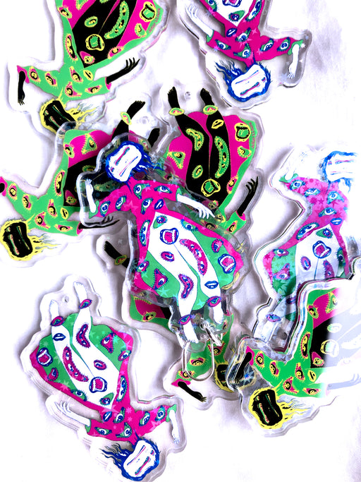 Falling Girl & Ramen Earring