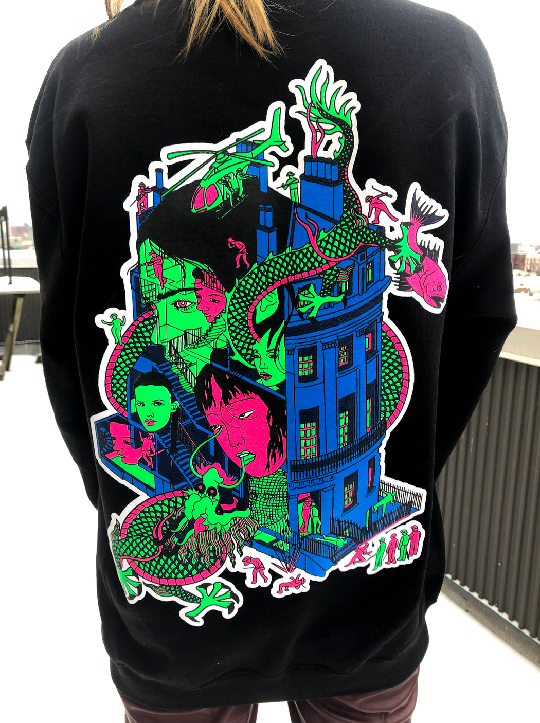 Falling Girl Crewneck