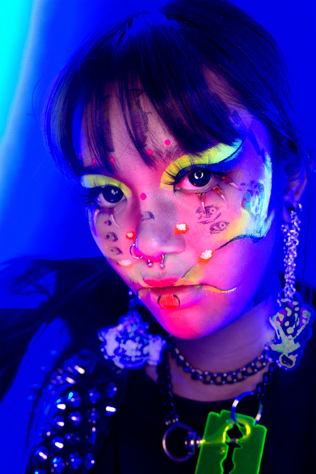 Falling Girl & Ramen Earring