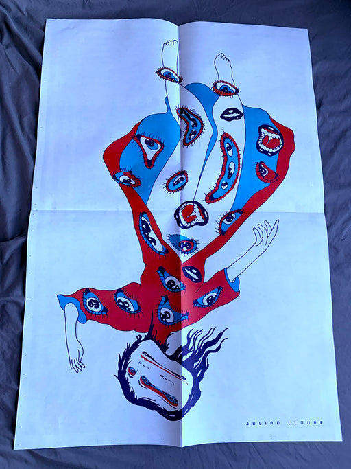 Double sided Newsprint Poster